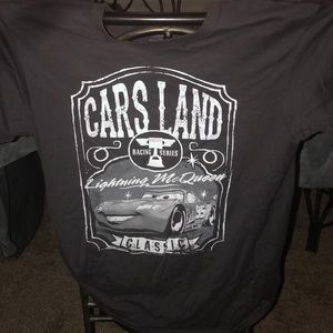 Disney Parks Carsland men’s grey shirt